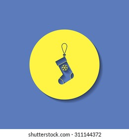vector xmas toy icon 