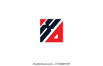 Vector XO Logo, Letter XO, OX Buchstaben Logo Design. Anfangsbuchstabe OX Großbuchstaben Monogramm Logo.
