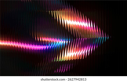 Vector Y2K Glass grainy Blurred black and white colors. Multicolored glass texture for banner, wallpaper, template, print.