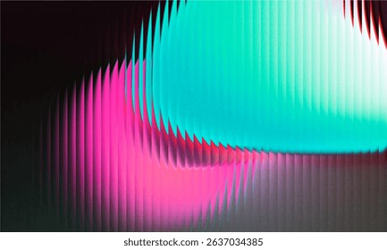 Vector Y2K Glass grainy Blurred black and white colors. Multicolored glass texture for banner, wallpaper, template, print.