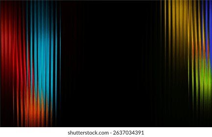 Vector Y2K Glass grainy Blurred black and white colors. Multicolored glass texture for banner, wallpaper, template, print.