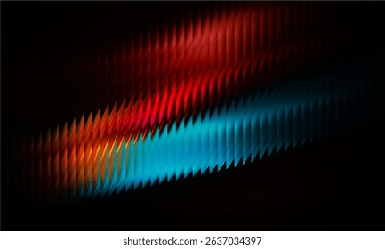 Vector Y2K Glass grainy Blurred black and white colors. Multicolored glass texture for banner, wallpaper, template, print.