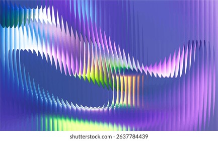 Vector Y2K Glass grainy Blurred black and white colors. Multicolored glass texture for banner, wallpaper, template, print.