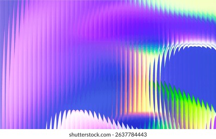 Vector Y2K Glass grainy Blurred black and white colors. Multicolored glass texture for banner, wallpaper, template, print.