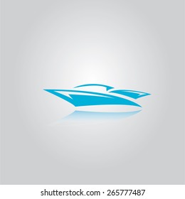 vector yacht icon