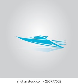 vector yacht icon