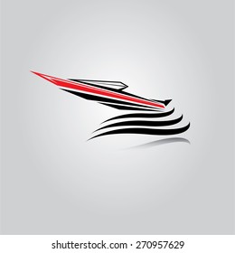 vector yacht icon