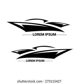 vector yacht icon