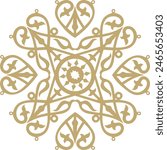 Vector Yakut national ornament. Amulet, talisman, protection. Decoration. home, carpets and ceramics. Traditions of northern peoples, people of the tundra