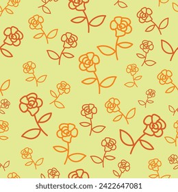 fondo de color amarillo vectorial ilustrado florals estilo vintage patrón sin soldadura perfecto para papel envoltorio, invitaciones, té alto, placas de papel, servilletas, papel estacionario, papel tapiz, proyectos, tela