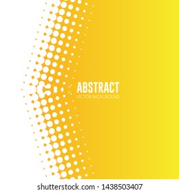 Vector yellow background with trendy style, can be used for web design, book cover, flyers, banner ads