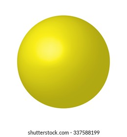 Vector Yellow Ball