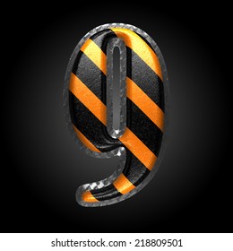 vector yellow and black figure