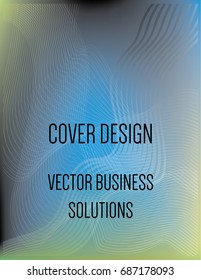 Vector yellow, blue, black, white modern A4 cover design. Gradient glow poster template, geometric halftone banner. Futuristic neon gradient glitch background with abstract shapes, hipster pattern.