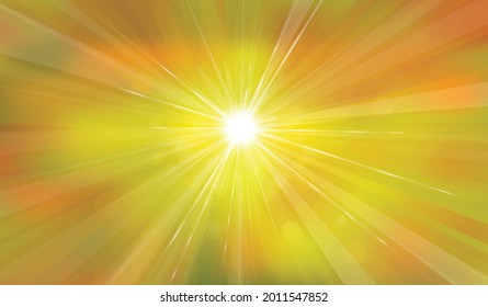 Vektorgelbe Farben, radial   Hintergrund. Abstrakter gelber Hintergrund.