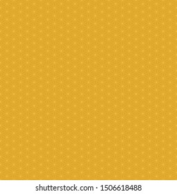 vector yellow contour monochrome sacred geometry squared flower of life seamless pattern gold background
