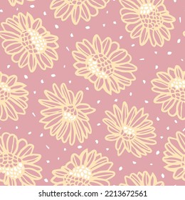 Paquetes de marea amarilla rosa sin costuras