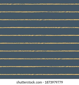 Vector yellow dark blue stripes seamless pattern