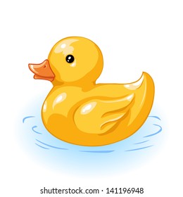 pato amarillo vectorial para baño