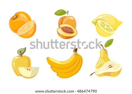 Similar – Image, Stock Photo Yellow fruit Food Fruit