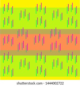 Vector yellow green red line abstract stripe background