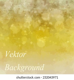 vector yellow grunge background with space for text or image