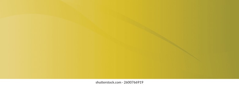 Vector yellow line background curve element with white space for text and message design, overlapping layers, vector