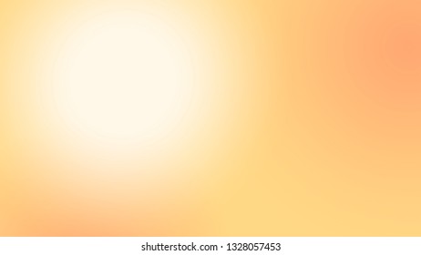 Vector yellow and orange abstract illustration. Background sunshine defocused. Gradient background.