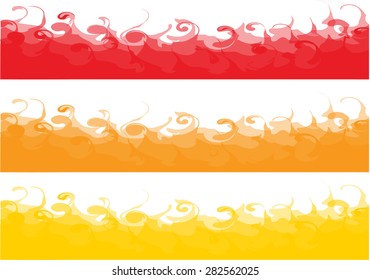 vector yellow and orange background