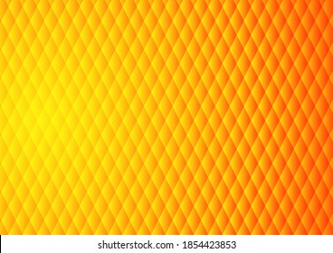 Vector : yellow and orange diamon squares background