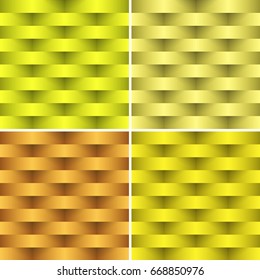 Vector  yellow Seamless illustration of 3 D wicker Background