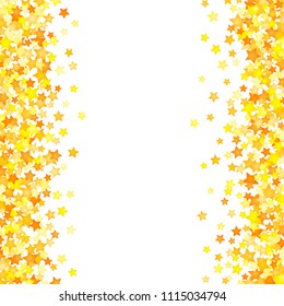 Vector yellow stars background element in flat style