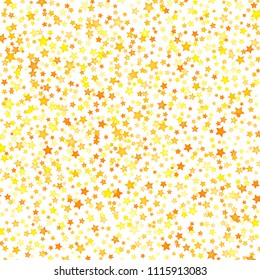 Vector yellow stars background element in flat style