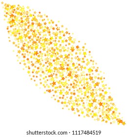 Vector yellow stars background element 