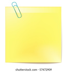 vector yellow sticker