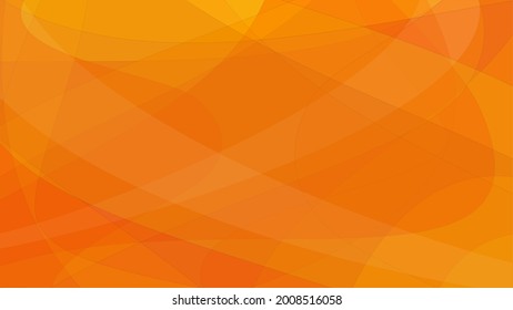 Vector yellow-orange background consisting of intersecting translucent, smoothed objects.