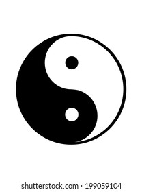 Vector Yin and Yang Symbol 