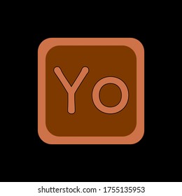 Logo-Design für Vektor-YO-Zeichen  
