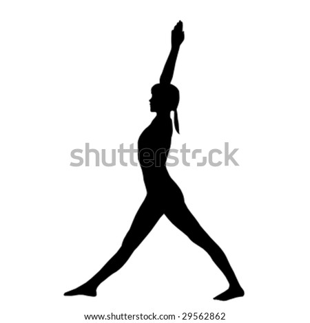 vector yoga silhouette 1