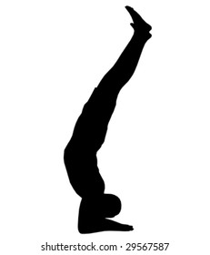 vector yoga silhouette 10