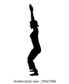 vector yoga silhouette 9