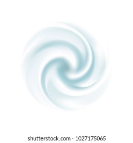 Vector yogurt swirl ice cream background.