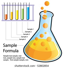 Vector Your own formula design elements set