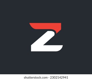 Vector Z alphabet logo design