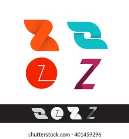 vector Z letter logo pack