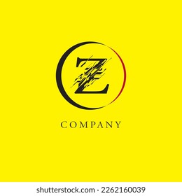 Vector Z Logo, Beautiful Logotype for luxury branding. Elegant and stylish broken font design for your company.
