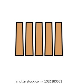  Vector Zebra Crossing Icon
