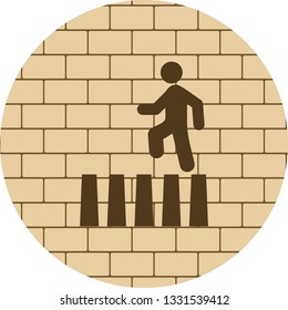 Vector Zebra Crossing Icon
