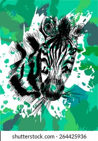 Vector zebra in eps
