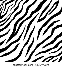 Vector Zebra Pattern Background Stock Vector (Royalty Free) 1335499376